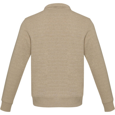 Logo trade promotional giveaways picture of: Tin unisex Aware™ recycled quarter zip sweater